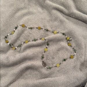 Silpada Vintage Green Beaded Necklace